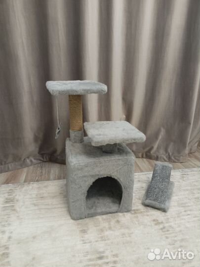 Домик для кошки с когтеточкой