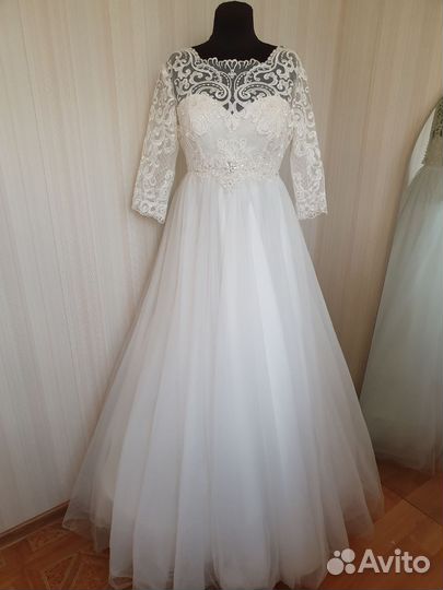 Свадебное платье 46-48 для беременных