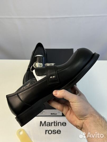 Martine Rose Bulb Toe Ring Black 9.5US