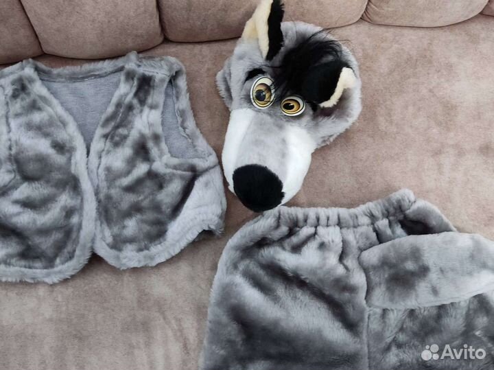 Новогодний костюм Волка, состояние идеальное