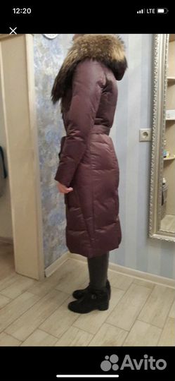 Пальто пуховое