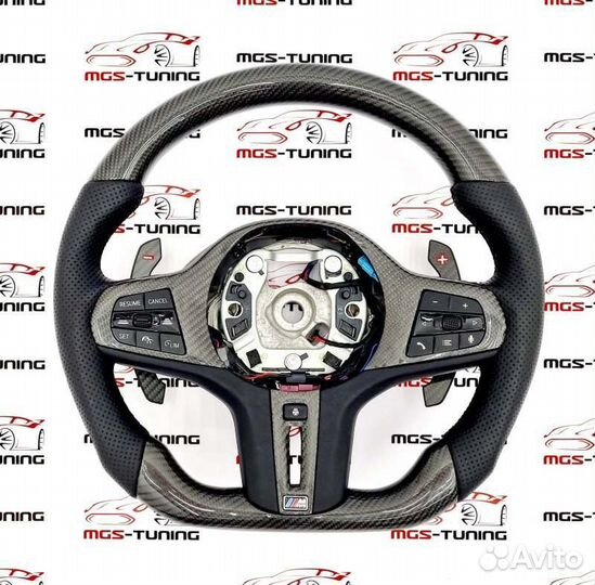 Руль с подогревом BMW X5 G05 стиль M карбон X5M