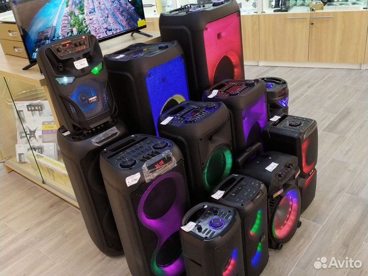 Bluetooth колонки с микрофоном (новые,гарантия)