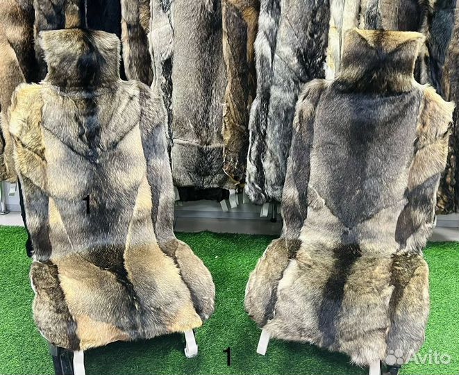 Меховые накидки из натурального волка