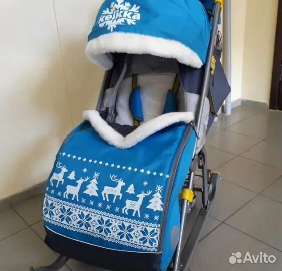 Детские санки с колесами