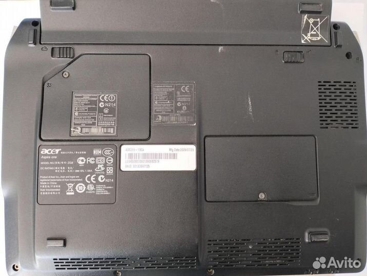 Ноутбук Acer Aspire One Ao531H-1Bgk