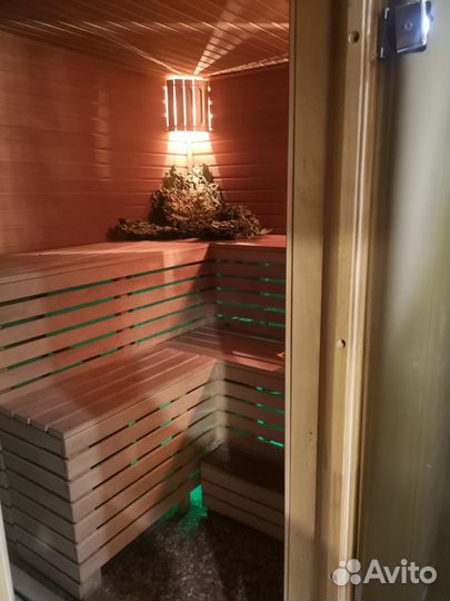 Баня на дровах семейная