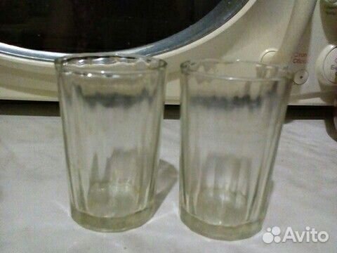 Граненые стаканы и бутыли, склянки СССР