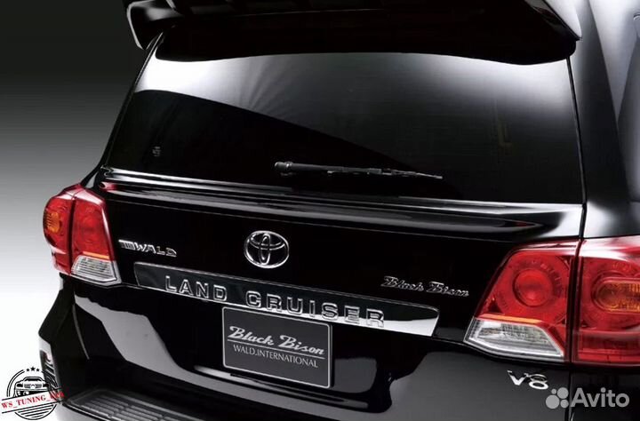 Спойлер под стекло Toyota Land Cruiser 200 E828