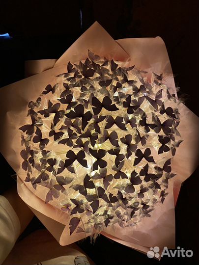 Букет из бабочек(101шт)