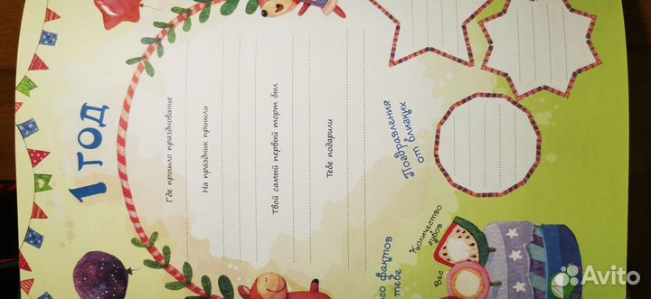 Детский фотоальбом от 0 до 18 лет