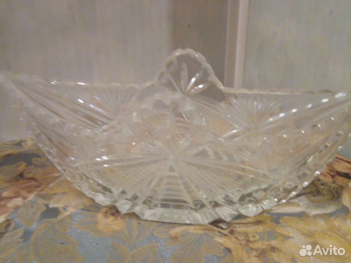 Хрустальная ваза 2 шт