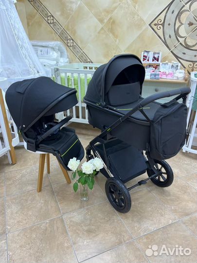 Коляска 2 в 1 Rant Axiom черный