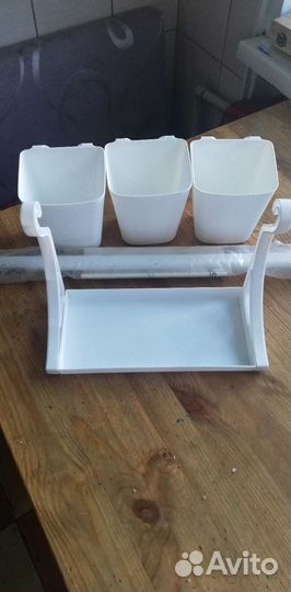 Контейнеры, кронштейн, полка Икеа