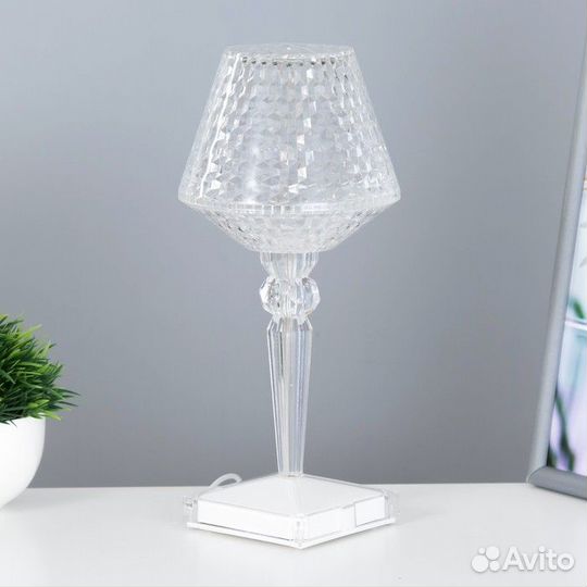 Настольная лампа с пду 'Джентис' LED 16 цветов USB