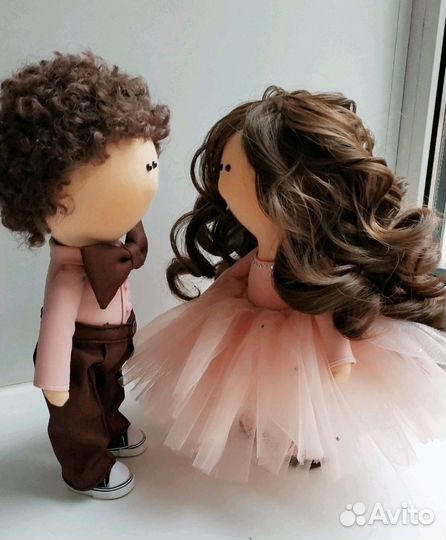 Куклы интерьерные - жених и невеста