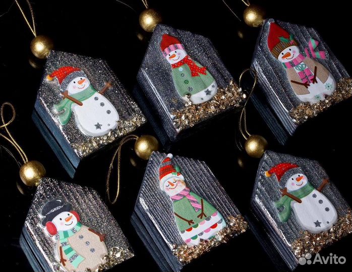 Ёлочные игрушки ручной работы