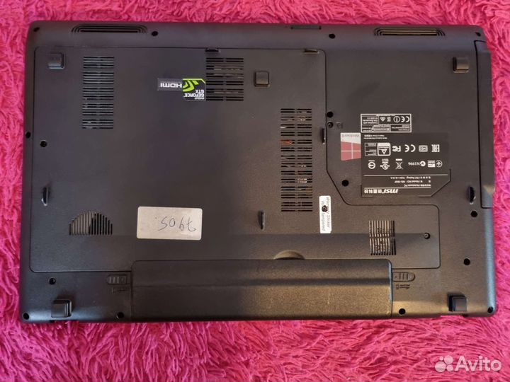 Игровой ноутбук MSI