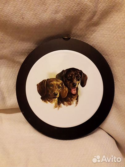 Стар.настен.панно,керамика,дерево.Германия