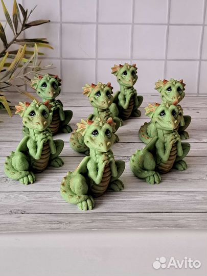 Фигурка из мыла Дракон, мыло ручной работы