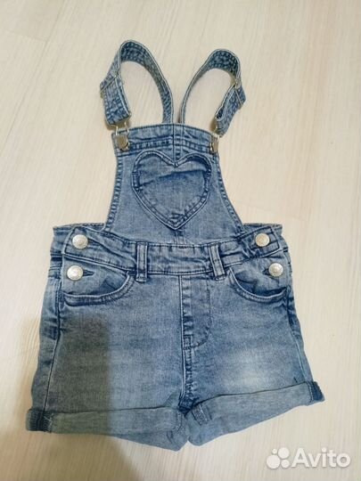 Джинсовый комбинезон