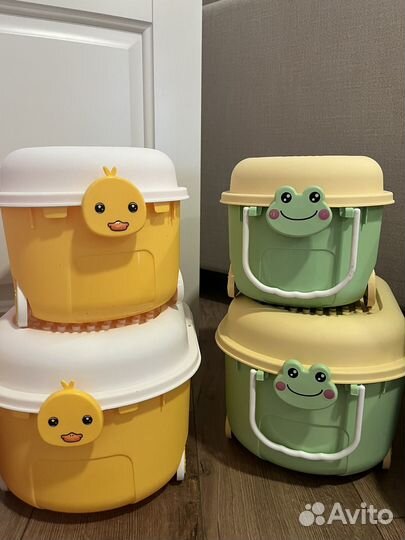 Контейнеры для игрушек на колесах