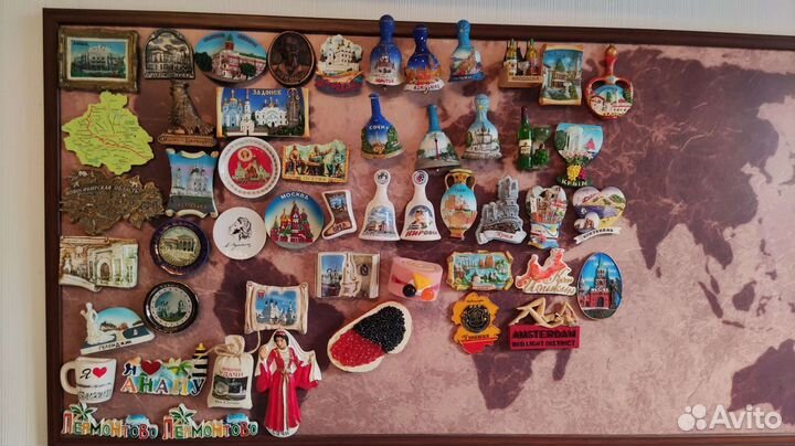 Магнитики на холодильник коллекция