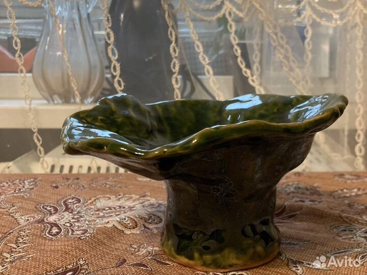 Керамическая конфетница ручной работы