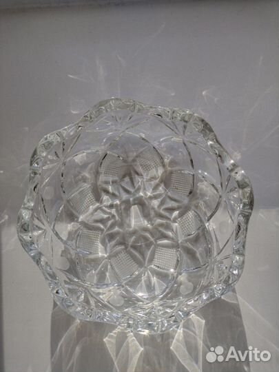 Хрустальная вазочка для варенья,конфет
