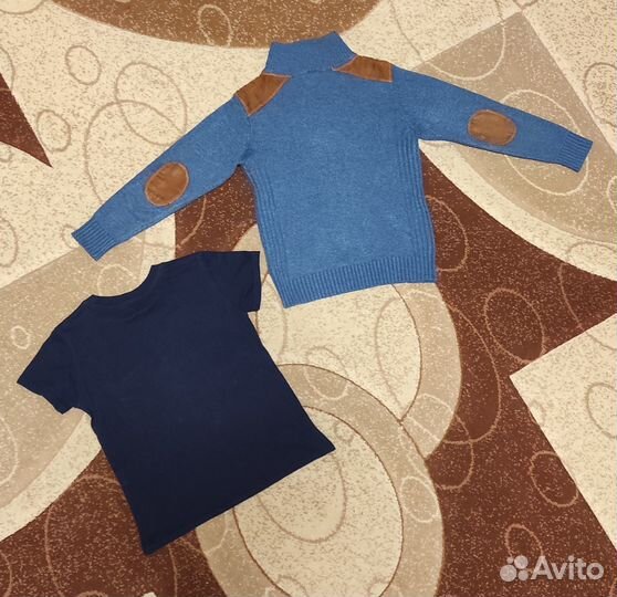 Рубашка, джинсы, кофта, футболка р. 116-120