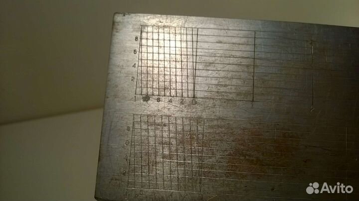 Линейка СССР хордоугломер металл