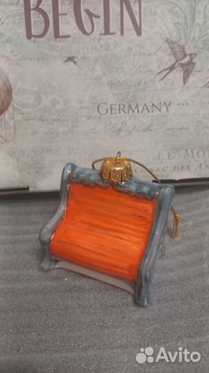 Новогодняя игрушка, Лефортовский фарфор