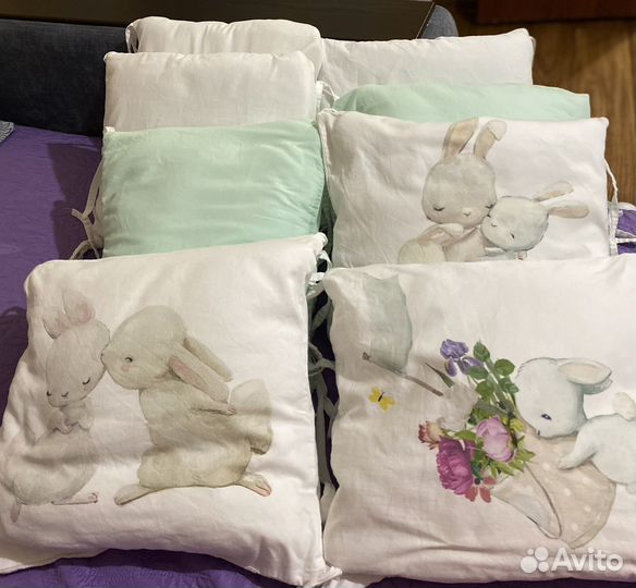 Бортики в кроватку бу