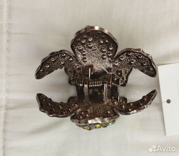 Заколка крабик металлическая корейская