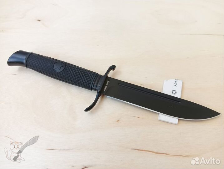 Нож финка разведчик черный