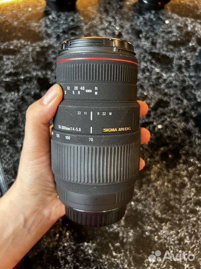 Объектив sigma apo dg 70-300 1:4