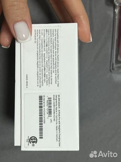 Наушники airpods pro без кейса