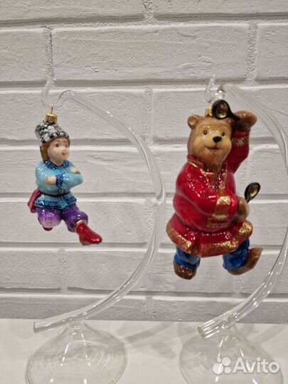 Ёлочные игрушки стекло