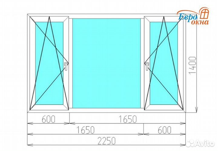 Окна пластиковые не б/у