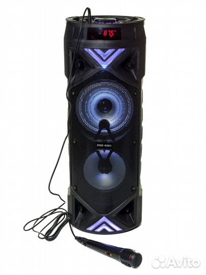 Колонка беспроводная большая speaker ZQS-6201 60см
