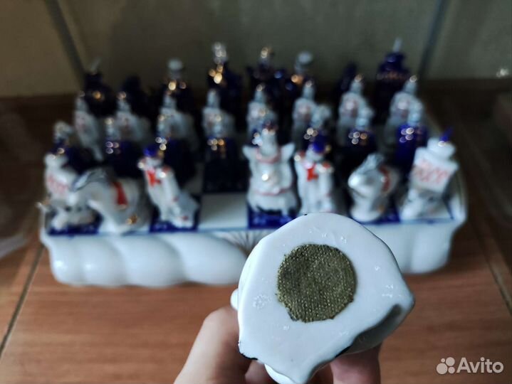 Шахматы фарфор Вербилки
