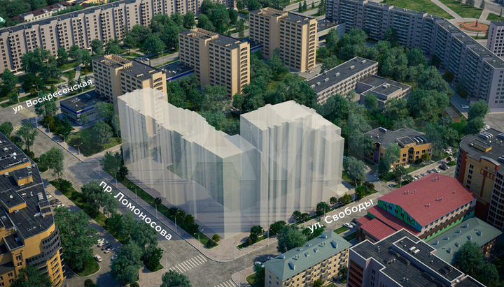 1-к. квартира, 47,8 м², 6/9 эт.