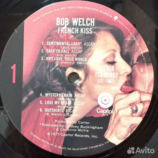 Pop Rok:Bob Welch – French Kiss 77JPN MT