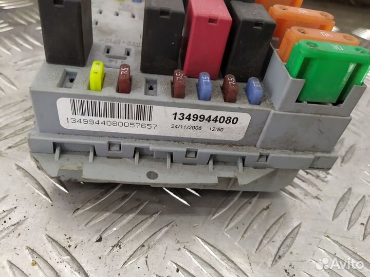 Блок предохранителей и реле Ducato, Jumper 3