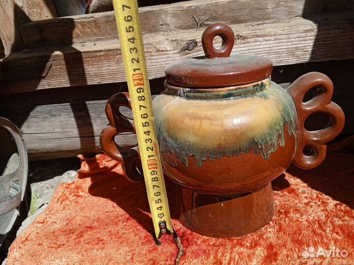 Горшок керамический супница СССР