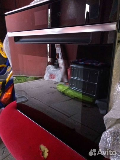 Ремонт замена разбитого стекла духовки