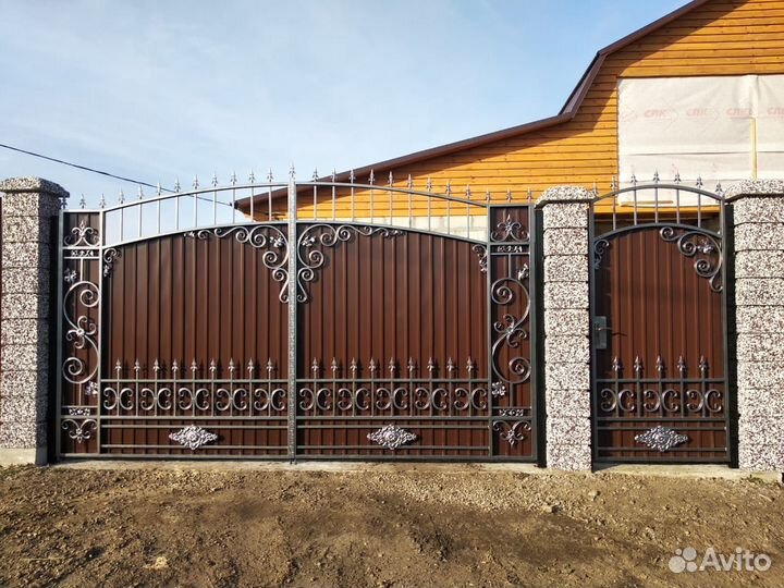 Кованые ворота