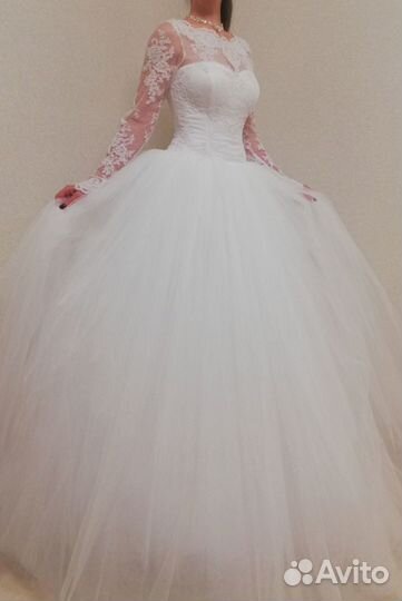 Свадебное платье размер от 40 до 44 в прокат