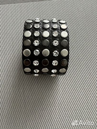 Кожаный женский браслет ручная работа