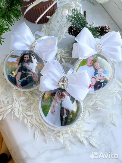 Новогодний шар с фото